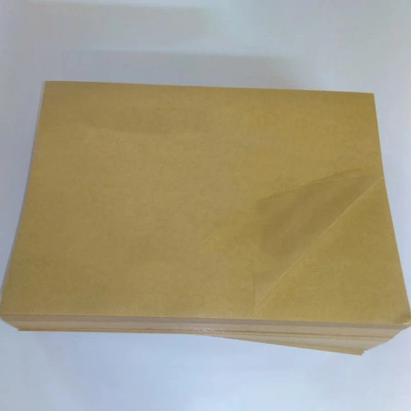 

100 Sheets A4 PVC Sticker Vinyl Sticker Transparent Clear Sticker for Printer Lamination Film Strong Adhesive