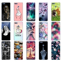 silicon case for huawei p smart 2018 case soft tpu transparent back phone cover for huawei p smart fig lx1 enjoy 7s coque bumper
