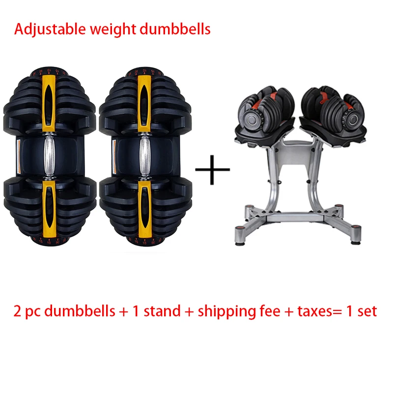 

2020 Man Home Exercise Body Muscle Advanced Intelligent Rotation Can Quickly Adjust The Weight of 40kg Dumbbell Set
