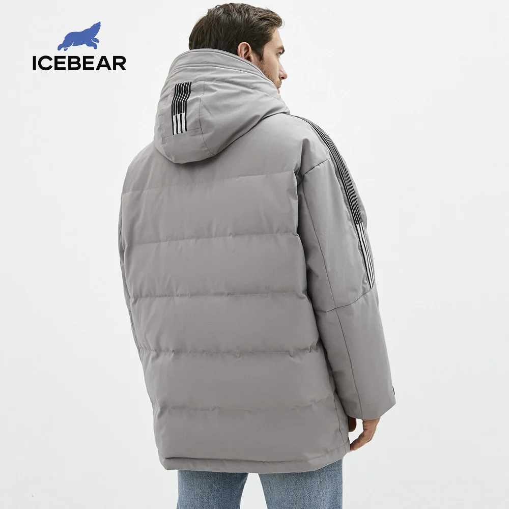 icebear 2020 новая зимняя мужская одежда модная повседневная куртка теплая пуховая