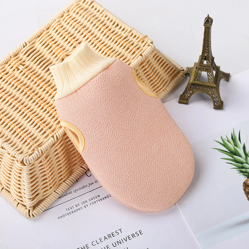 

Bath Gloves Body Cleaning Exfoliating Bath Scrubbing Polyester Cotton Bath Towel Rub Back Towel Household Bathroom Supplies