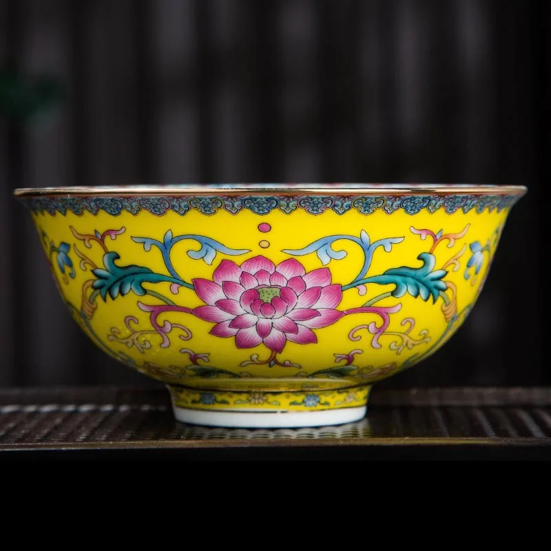 

Керамическая раменская чаша Цзиндэчжэнь, 4,5/5/6 дюйма, домашняя китайская фарфоровая посуда в стиле ретро, пиалы для лапши рамен, посуда для л...