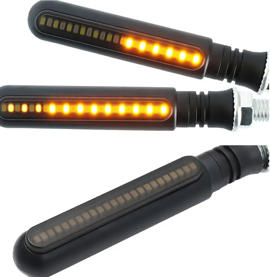 

Rear Turn Signal Lights ATV Blinker+Red Indicator Scooter Strobe Light Hot