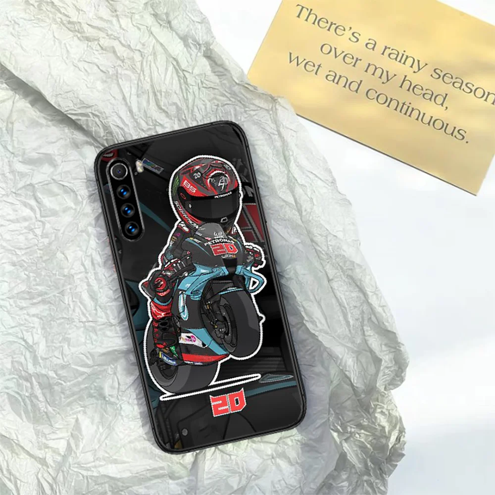 

Fabio Quartararo 20 Phone Case For XIAOMI Redmi Note 5 7 8 T 9 6A 7A 8A 9S K 20 30 Pro black Cover Trend Bumper Painting Hoesjes