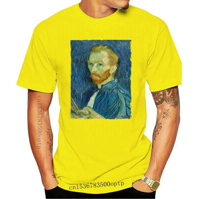 

New Men T shirt Vincent Van Gogh Self-Portrait 1889 Art funny t-shirt novelty tshirt women