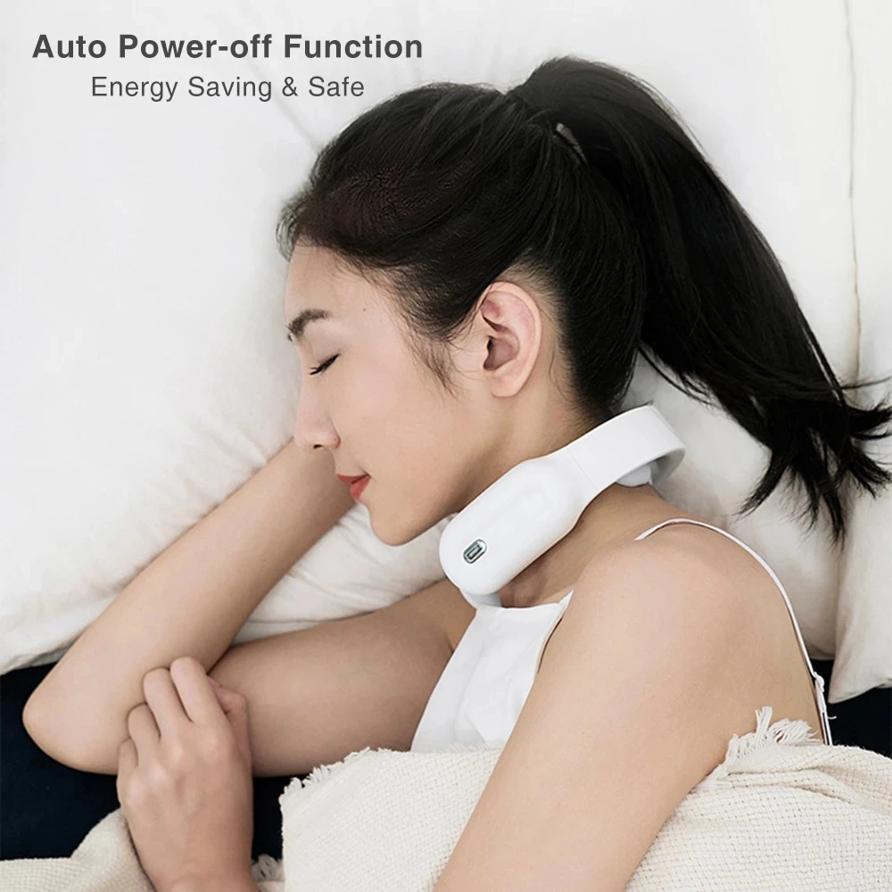 

Infrared Health Relaxation Cervical Massger Smart Electric Neck Masajeador Hot Compress Shoulder Pain Relief Physiotherapy Tools