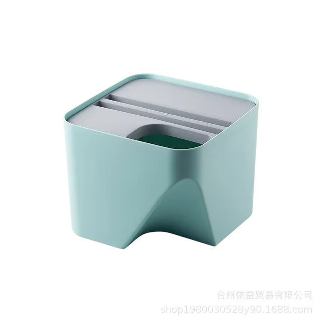 A-25x25x20cm S/L японский Перекрывающийся мусорный бак креативные Многослойные Ванная Кухня Бытовая пластиковая большая мусорная корзина Сортировка мусорные ящики - Цвет: A-25x25x20cm