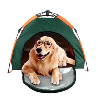 outdoor pet tent automatic collapsible cat house kennel rainproof and sunscreen portable pet kennel car dog tent