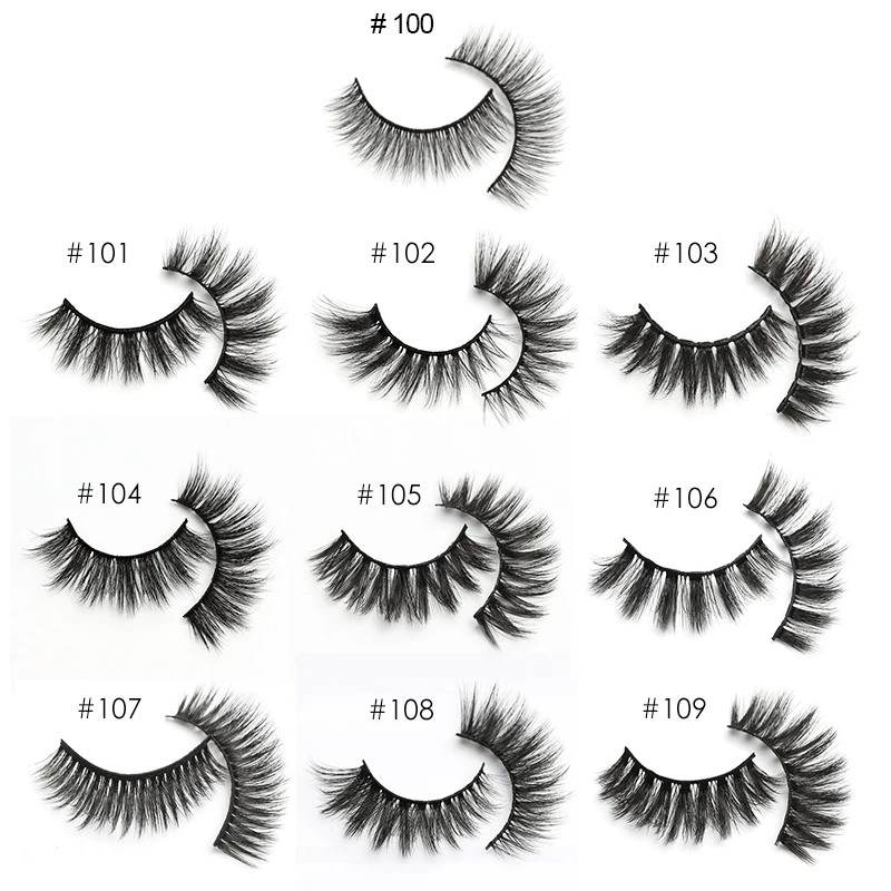 

mink eyelashes wholesale bulk 20/100/200pcs natural false eye lashes fluffy wispy fake lashes faux 3d eyelash long soft