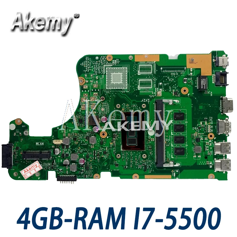 X555LA i7-5500 процессор 4 Гб RAM материнская плата REV3.3 для For Asus X555LD X555L F555L K555L W519L ноутбука