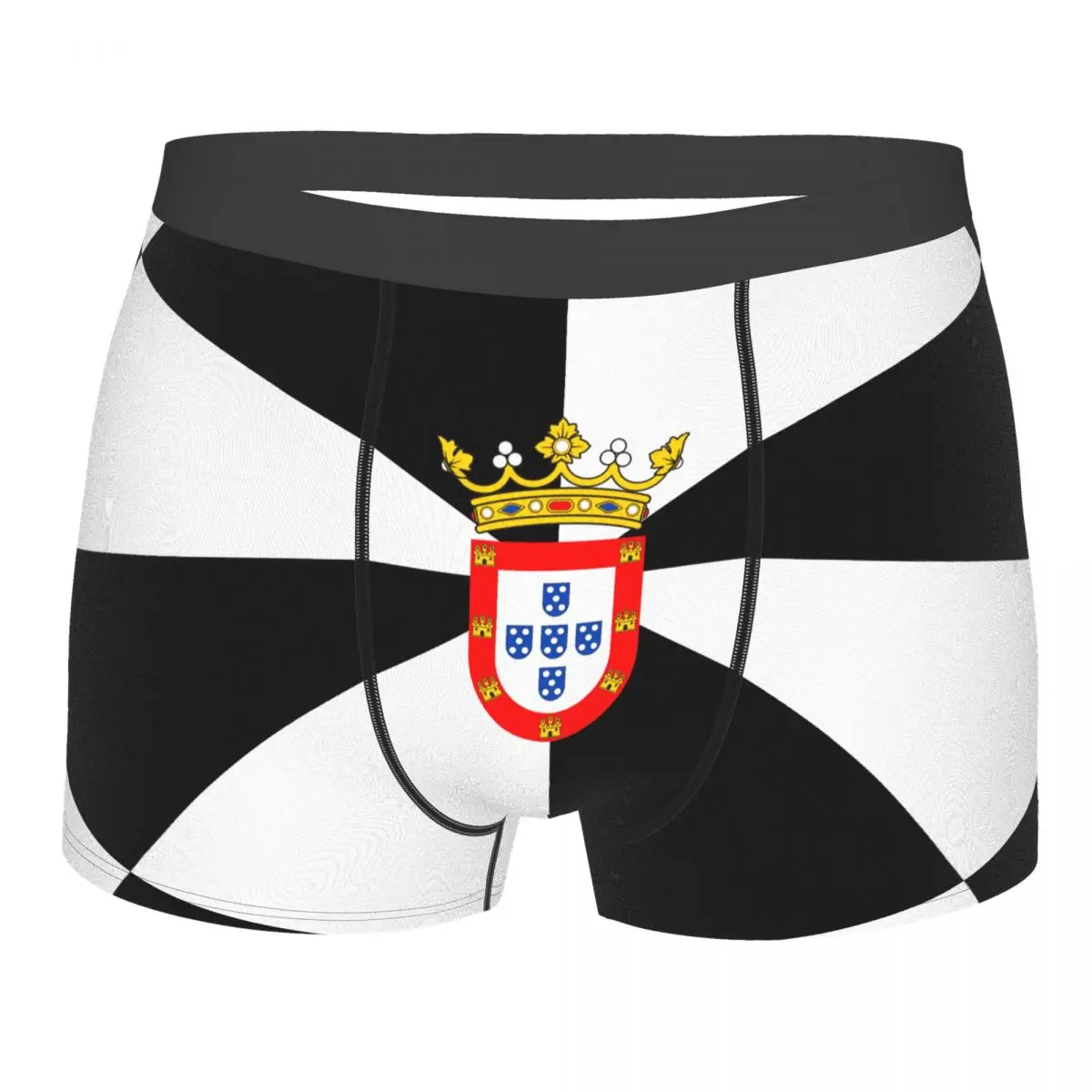 Flag Ceuta Men's Boxer Briefs Flags of the autonomous communities of Spain Casual elastic pants for men