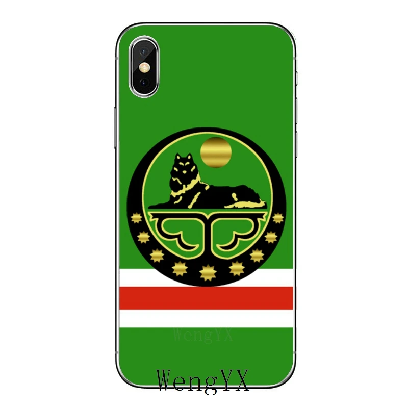 Чеченский флаг для iPhone XR X XS Max 8 7 6s 6 plus SE 5s 5c 5 iPod Touch аксессуары чехол для телефона