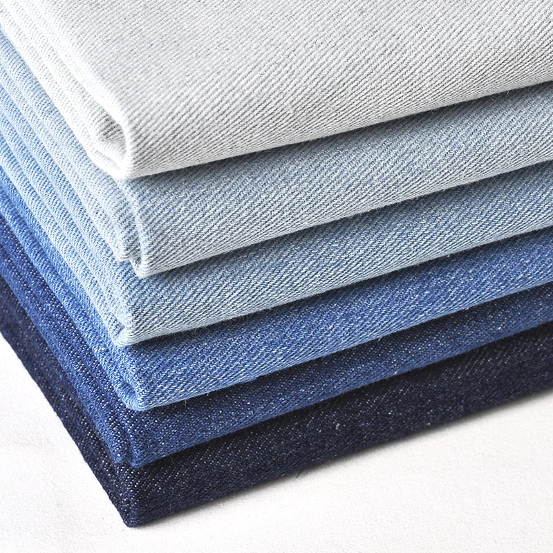 

50*150cm Washed Denim Fabrics Pure Cotton Fabric For Trousers T-Shirt Apron DIY Summer Dress Clothing Material For Baby Girls