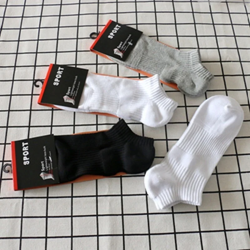 

Мужские утолщенные спортивные носки-лодочки, дышащие и удобные невидимые носки с закрытым носиком, баскетбольные Носки