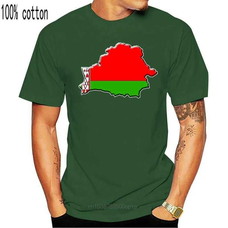 

New Customize Belarus Flag Map T Shirt Man Cotton O-Neck Funny Casual Mens Tee Shirt Oversize S-5xl Clothes Tee Tops