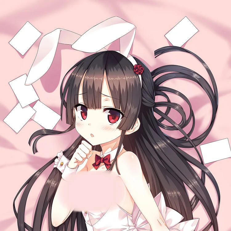 

Аниме Maitetsu Hayase Fukami Girl Dakimakura обнимающая Подушка Чехол длинная подушка Otaku наволочка для косплея высокое качество Bunny Girl