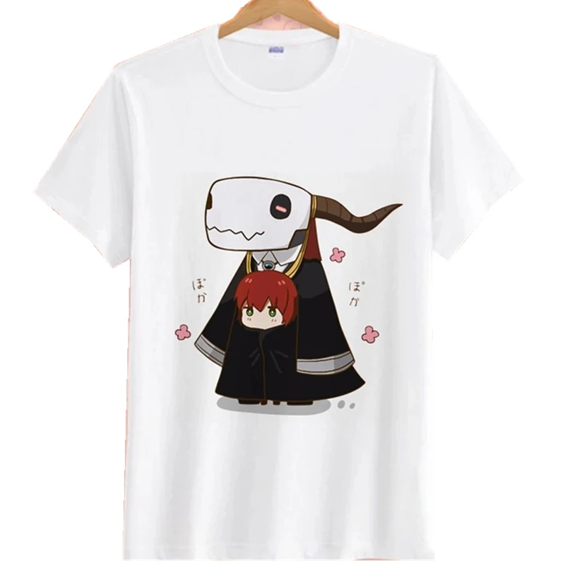 Mahoutsukai No Yome T Shirt The Ancient Magus' Bride Top Tee Elias Ainsworth Chise Hatori Cool Anime Harajuku Casual TSHIRT