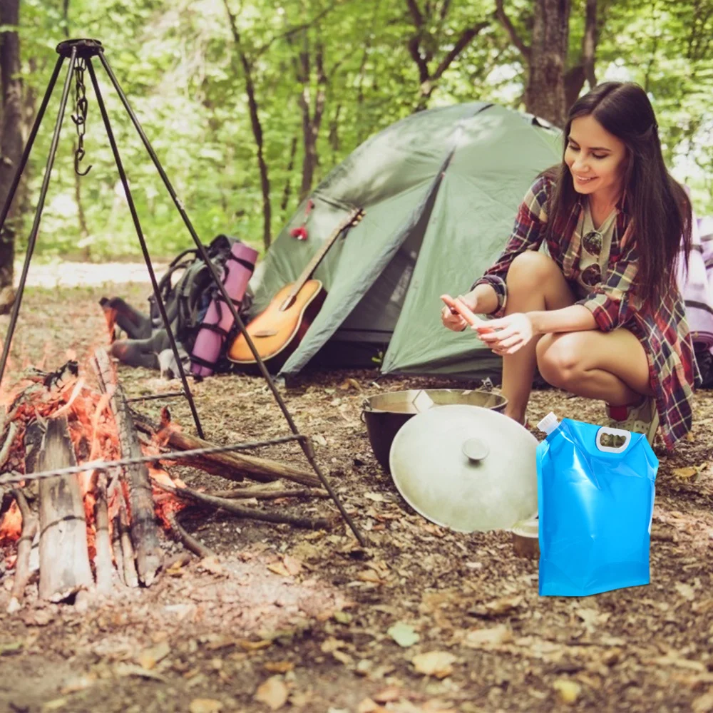 

3pcs Large Capacity Foldable Water Bag Outdoor Activity Water Storage Container