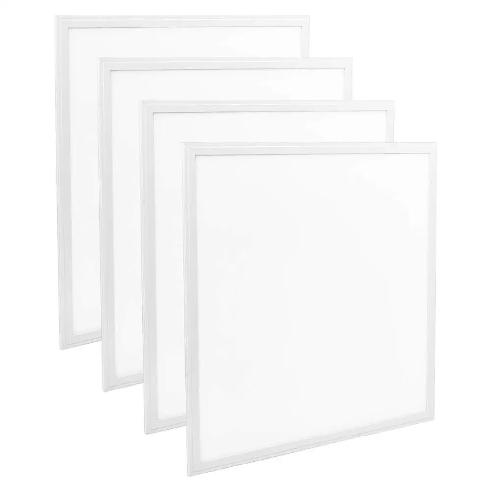 4 pcaks 4 pack/set светодиодный панель 48 Вт светильник 600*600 мм 24x24 дюйма 4800LM высокая яркость SMD2835 потолочный светильник Гарантия светодиодный Падение Потолочный Светильник - Испускаемый цвет: 4 pcaks