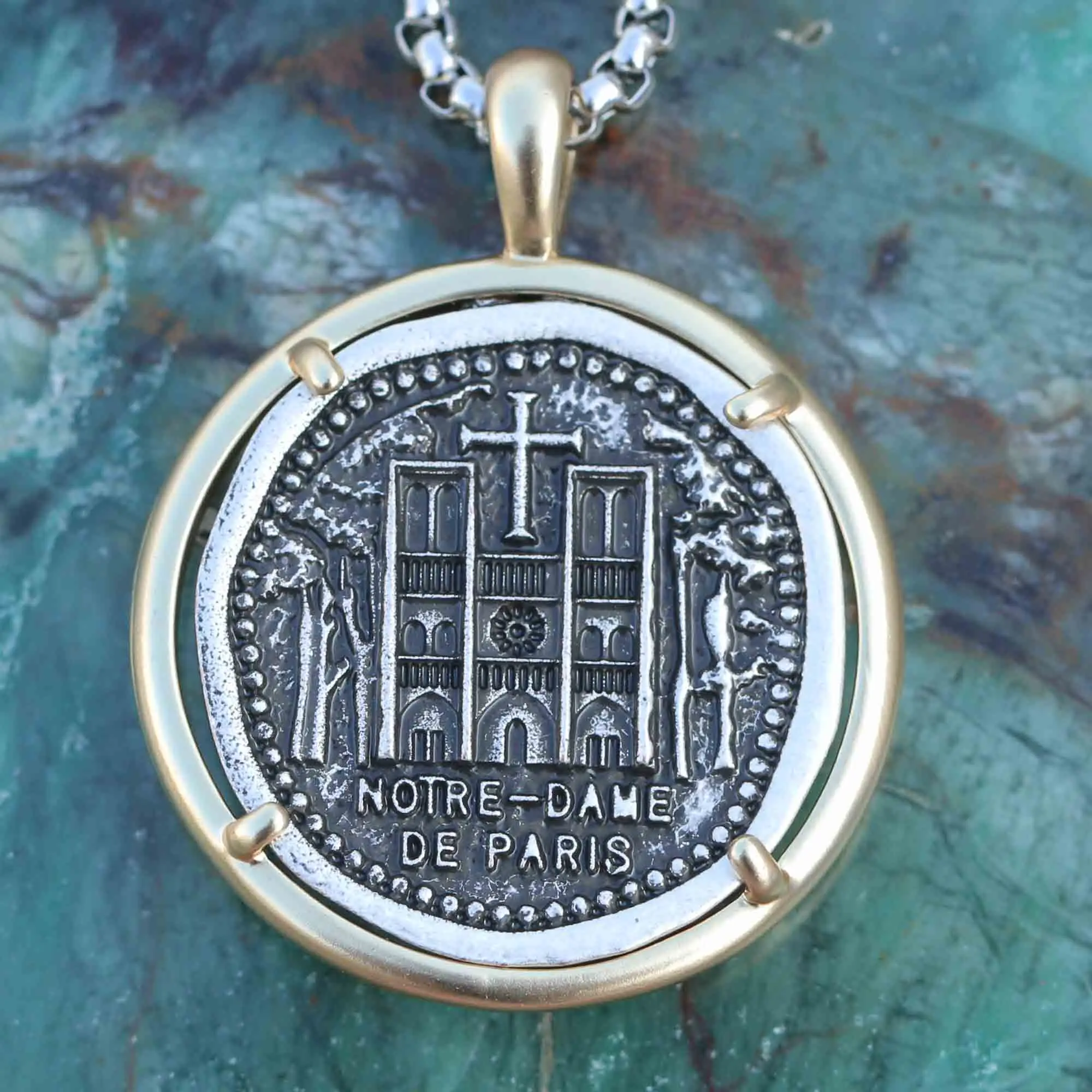 Нотр Дам де ожерелье из Парижа Святая Церковь французский Мемориальный собор