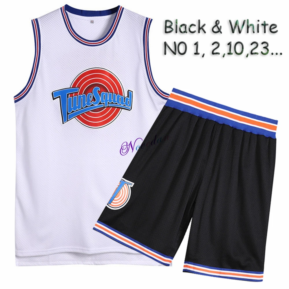 

Costume Space Jam James Jersey Shorts LOLA Bugs TAZ Murray TWEETY Movie Tune Squad Bunny Basketball Jersey Sports Air Shirt