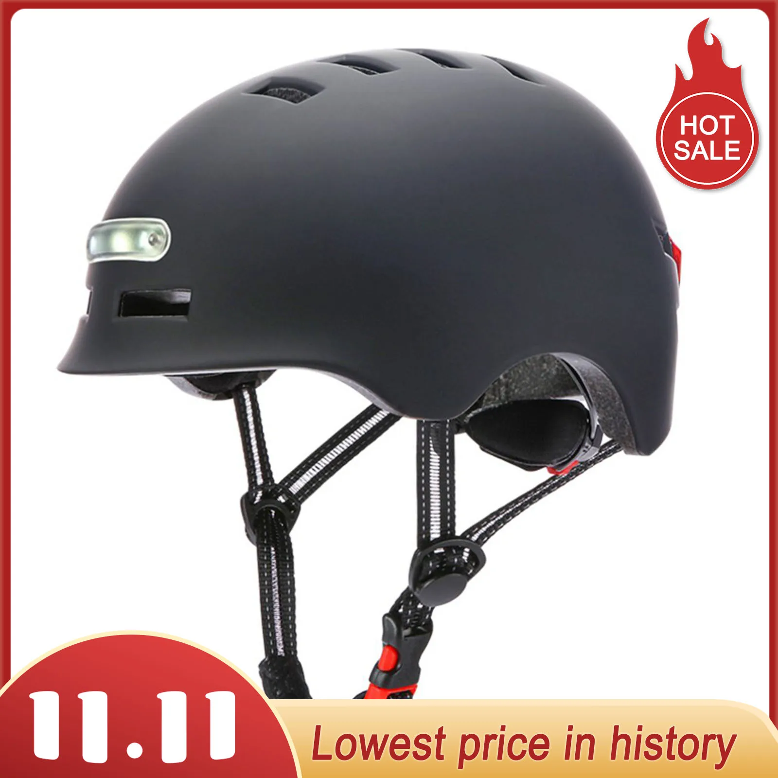 

NEW Bicycle Helmet LED Light Rechargeable Intergrally-molded Cycling Helmet Mountain Road Bike Helmet Sport Safe Hat For Man