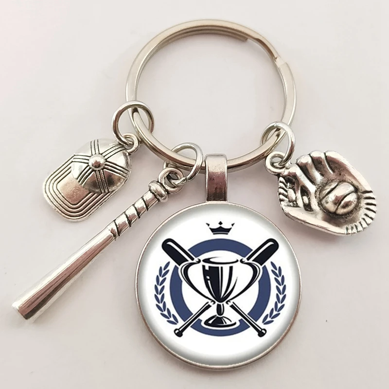 Брелок для ключей Мужской винтажный спортивный в стиле ретро силуэт ювелирное