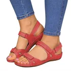 Сандалии женские ортопедические с открытым носком, очень мягкие удобные босоножки с корректором для носка, низкий каблук, для прогулок, лето, 2020