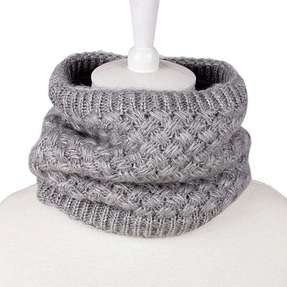 Вязаные платки шарфы теплые элегантные для влюбленных зимние одноцветные в