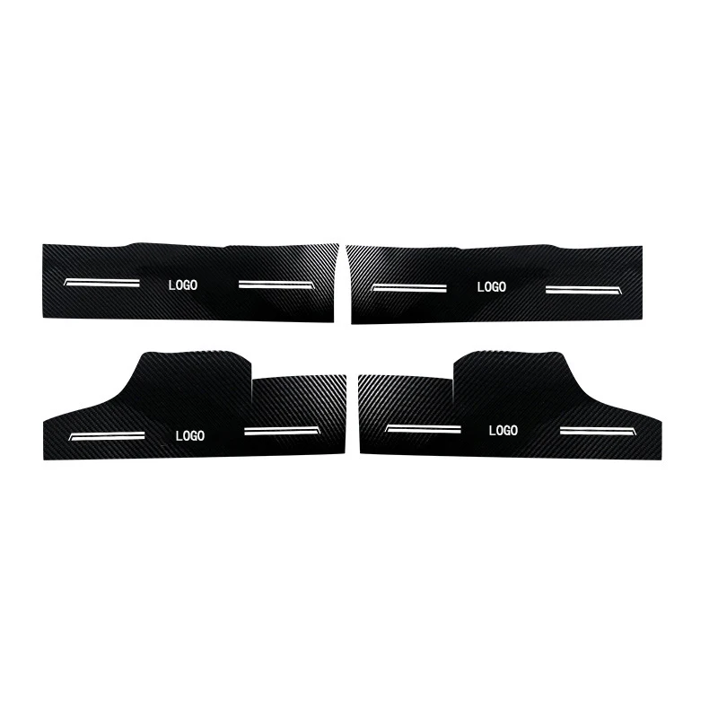 

Car Interior Modification for Mercedes-Benz GLB200 Door Leather Anti-kick Pad, Leather Threshold Strip, Welcome Pedal Decoration