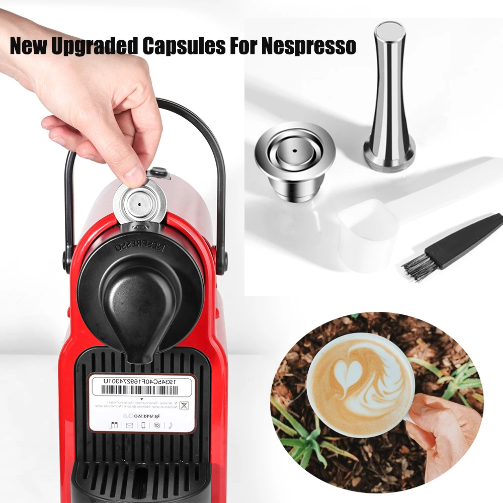 Belr Housewares Новая модернизированная многоразовая капсула для кофе Nespresso кофемашина