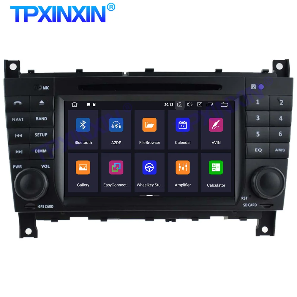 Android 13.0 PX6 4-64G IPS для BENZ C-Class W203 2004-2007 DSP Ленточный рекордер Навигация GPS Авто Радио