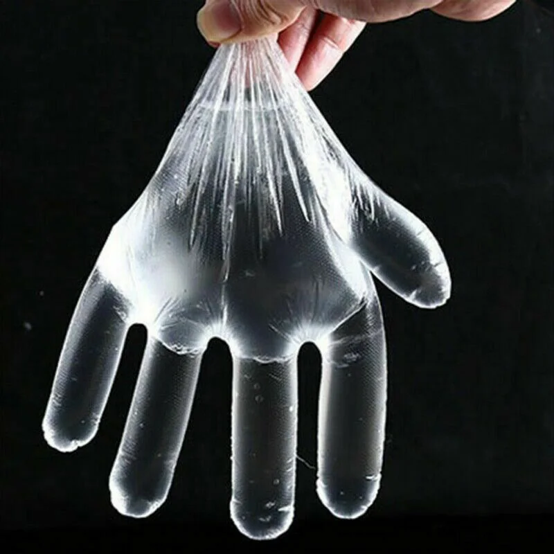 

Newly 100/200 Pcs Disposable Gloves for Safety Protection Home Kitchen Cooking Cleaning CLA88