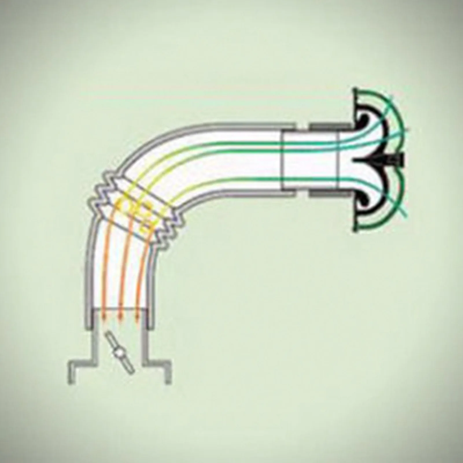 Универсальный автомобильный губчатый воздушный фильтр 200 мм поролоновый