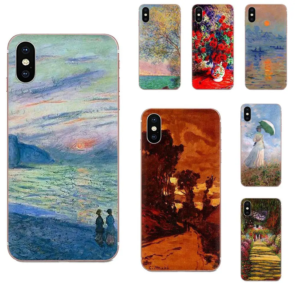 Мягкий прозрачный чехол Claude Monet для HTC U11 Life Capa Plus U 11 U12 Life|Бамперы| |