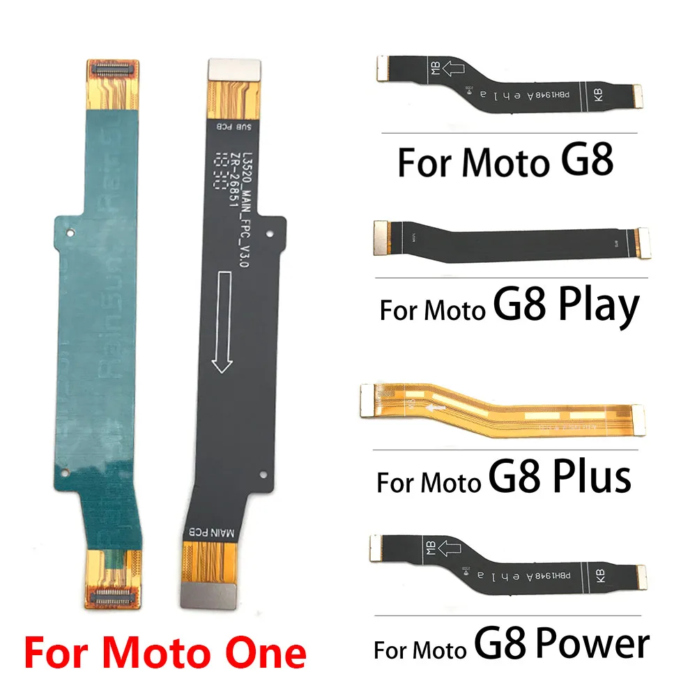 10pcs Main Board Mainboard Connect Flex Cable For Motorola Moto G8 G9 Plus Play Power One Hyper Macro Vision Fusion G 5G | Мобильные