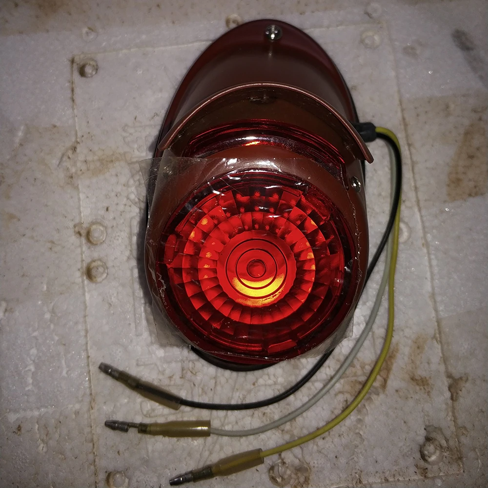 Задний фонарь Alconstar в стиле ретро для мотоцикла, фсветильник заднего фонаря для BMW R1, R51, R72, Урал, M72, K750, боковой автомобильный двигатель