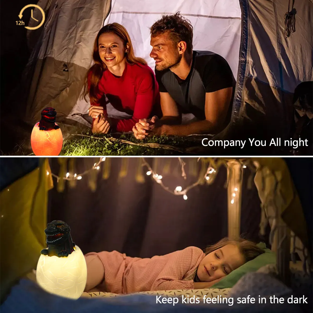 Ночной светильник в виде динозавра лампа для спальни с несколькими пультами