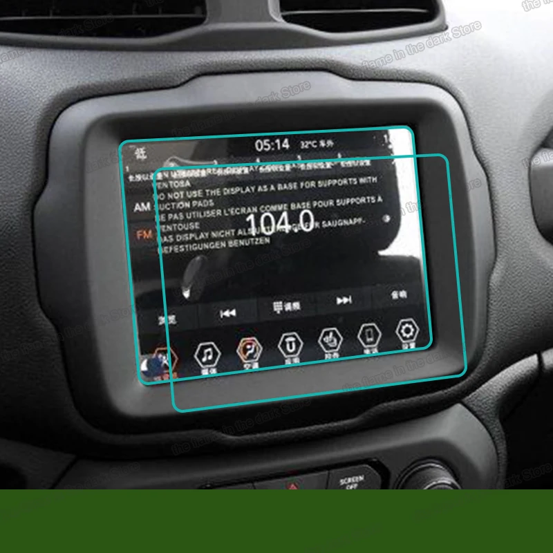 Защитная пленка Lsrtw2017 для GPS-навигатора автомобиля закаленная Jeep RENEGADE 2016 2017 2018 2019