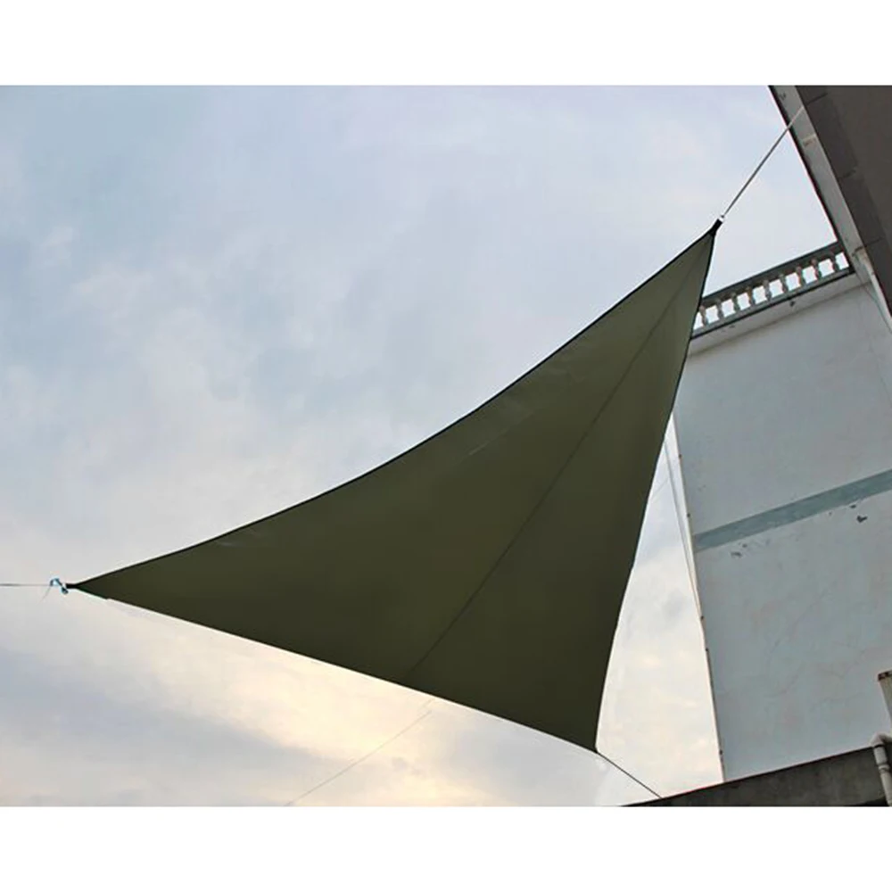 Outdoor Triangular Sunshade Sail Shelter Water-resistant Patio Cover Canopy UV Protection Shade Cloth 3X3X3/4X4X4/6X6X6 | Спорт и