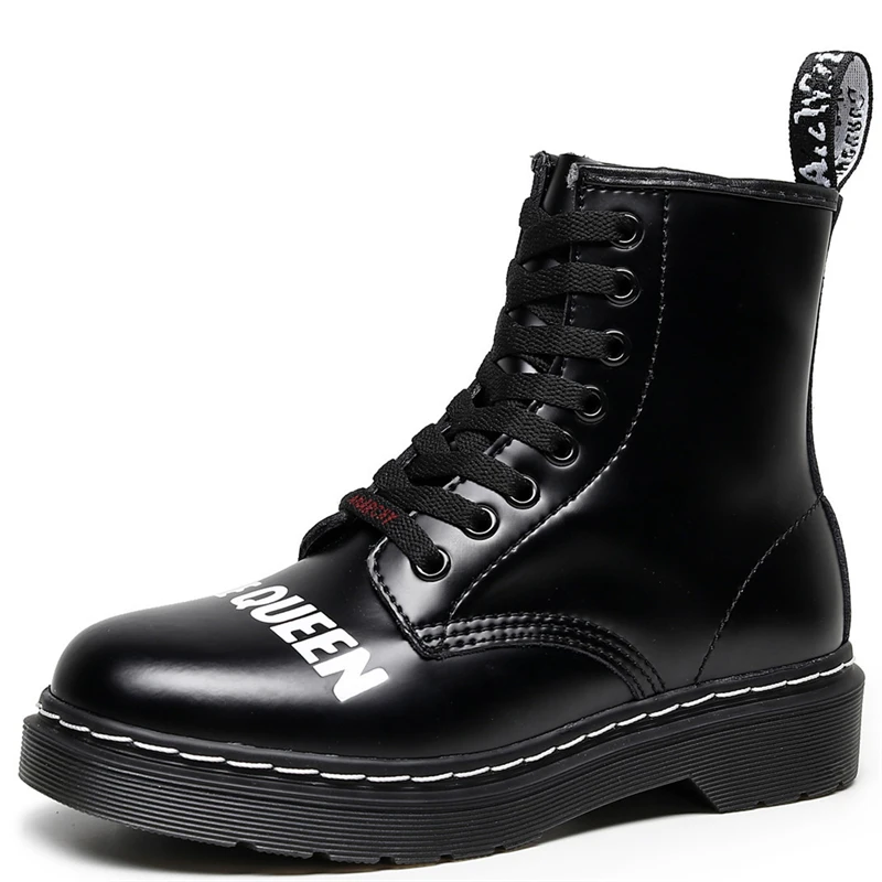 

Высокие ботинки мужские кожаные мотоциклетные ботинки в британском стиле женские модные рабочие ботинки челси ботинки для верховой езды
