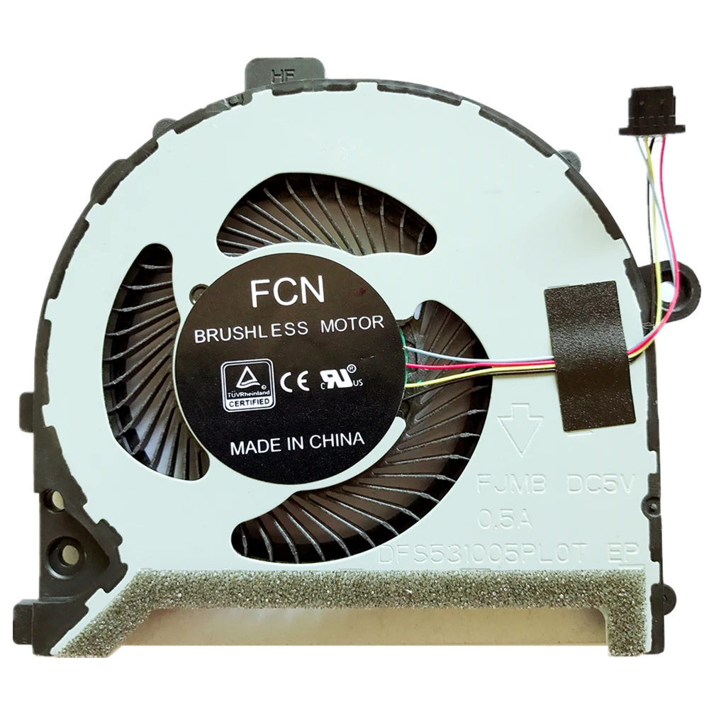 Новый кулер для охлаждения процессора ноутбука Dell Inspiron 5370 0RV0CY CN-0RV0CY fcn DFS531005PL0T FJMB