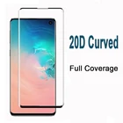 Изогнутое стекло 20D для экрана Samsung S20 Plus Ultra S10 S9 S8 Plus S10, Защитное стекло для Samsung Note 20 Ultra 9 10 Plus 8 10