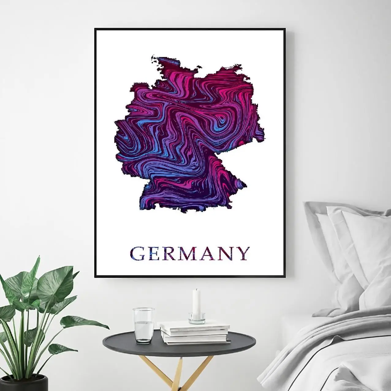 Картина на холсте с изображением жидкости из Германии плакат художественной