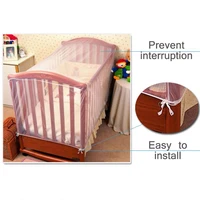 newborn baby bed accessories mosquito net cradle bed mesh breathable mosquitos nets portable crib netting for infant baby cradle