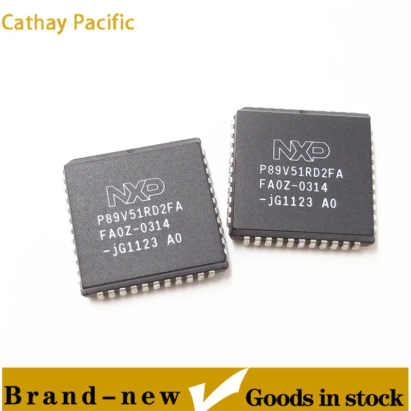 P89V51RD2FA P89V PLCC-44 8-bit microcontroller MCU new spot