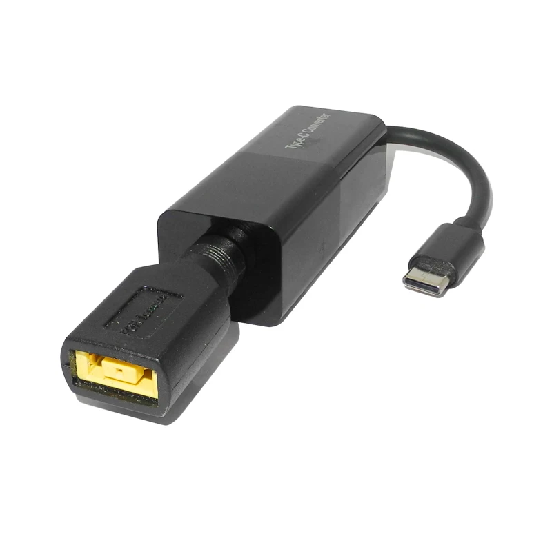 Адаптер питания постоянного тока для ноутбука разъем USB Type C штекер в квадратный