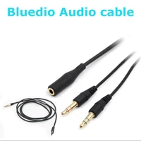 1 5 meters bluedio audio cable type c to 3 5 mm for bluedio t7 t7 t6s t5 v2 tm tms with one free y splitter cable for computer