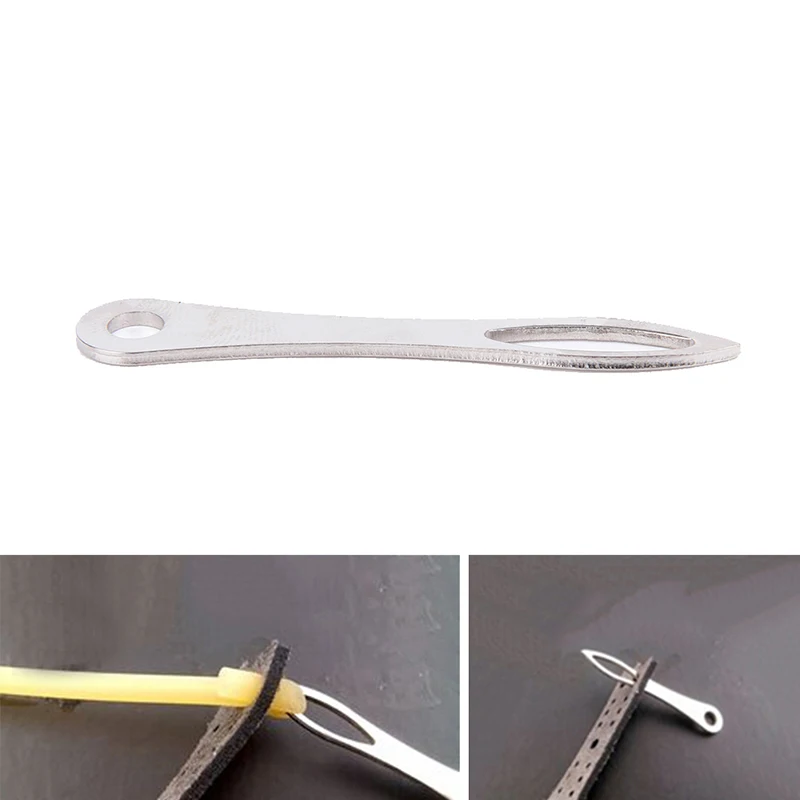 

Stainless Steel Slingshot Rubber Band Tied Assistant Outdoor Hunting Shooting Portable Catapult Helper Accessory