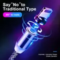 USB Magnetic Charging Cable for Micro Type-C 8 Pin Fast Charging Cable for Iphone Huawei Samsung Android Mobile Phone Cord Wire